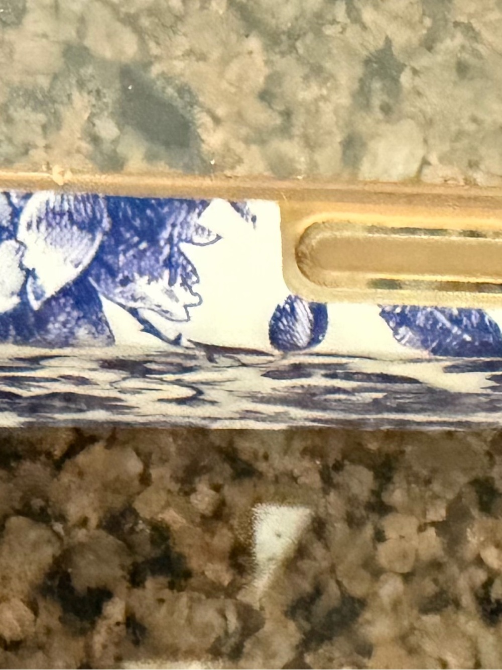 Blue Floral Protective  i Phone 13 Case -

White & Blue floral - Picture 4 of 6